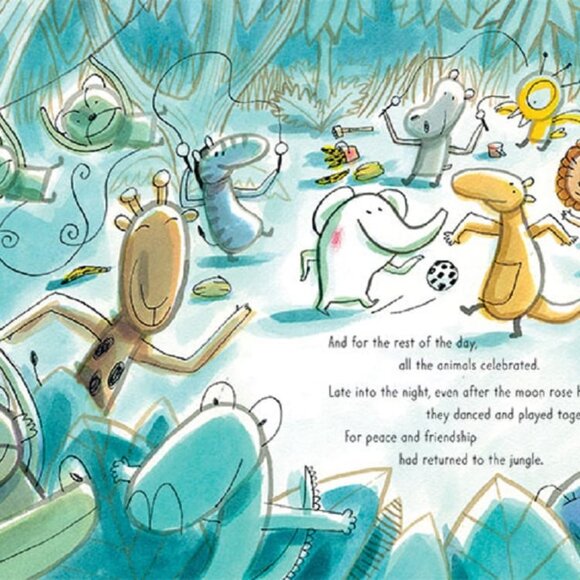 NWT Barefoot Books Jojo And The Food Fight - Picture 4 of 4